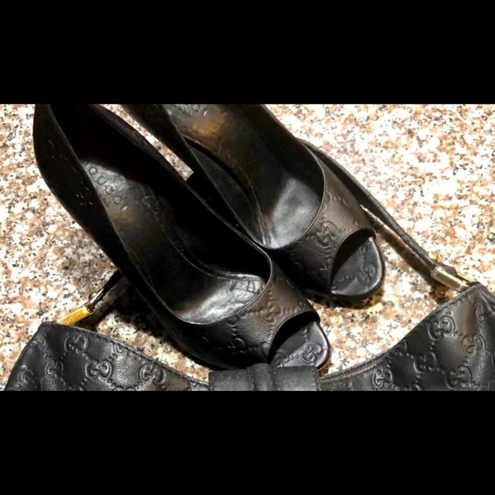 Authentic Gucci Heels “GUCCISSIMA embossed”